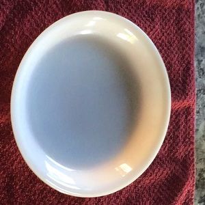 Vintage Fireking orange luster pie plate